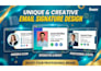custom email signature or clickable HTML email signature